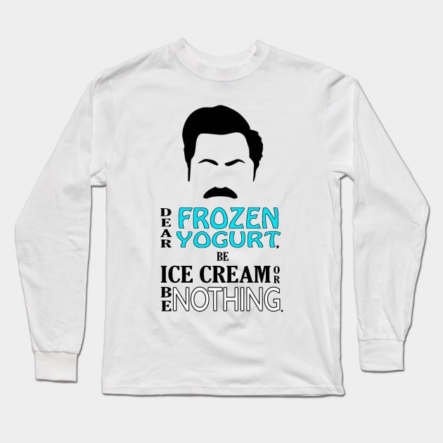 Frozen Yogurt Long Sleeve T-Shirt by epeterford